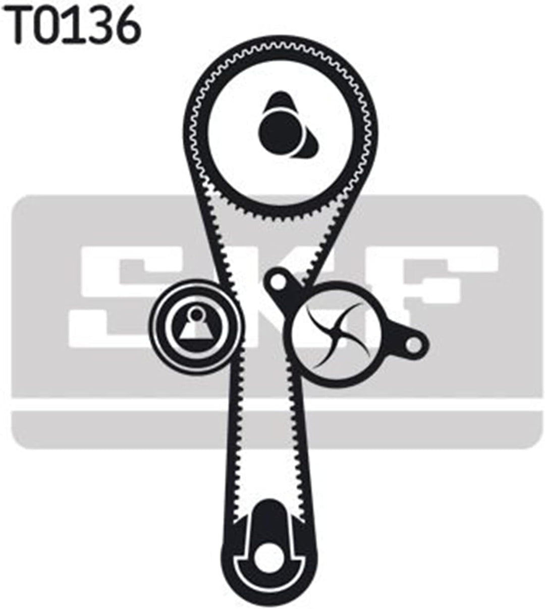 SKF VKMC 06010-2 Spannrollensatz inkl. Wasserpumpe