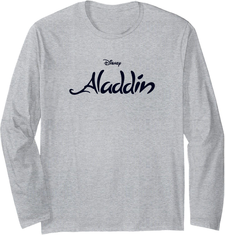 Disney Aladdin Classic Movie Logo Langarmshirt