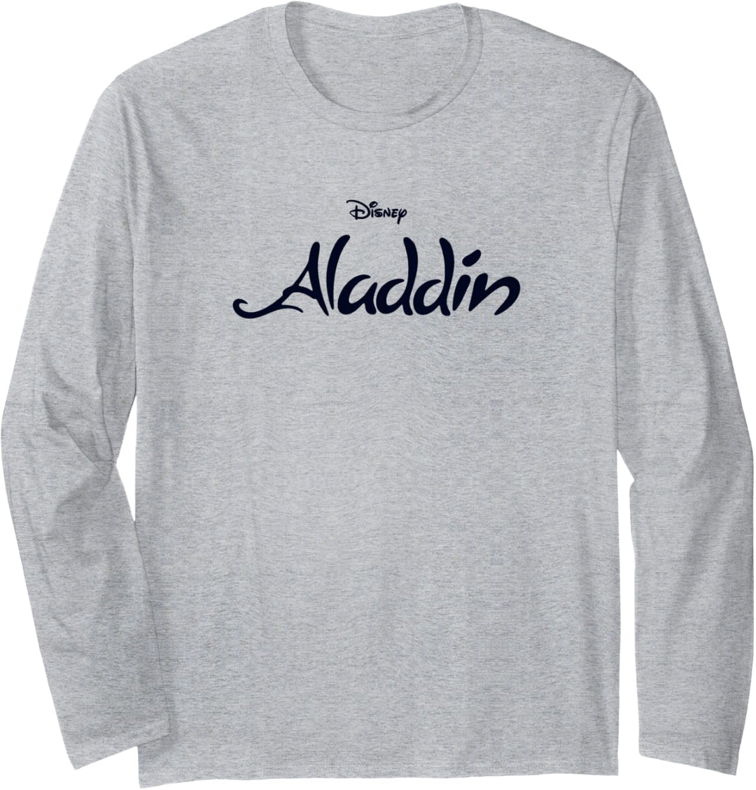 Disney Aladdin Classic Movie Logo Langarmshirt