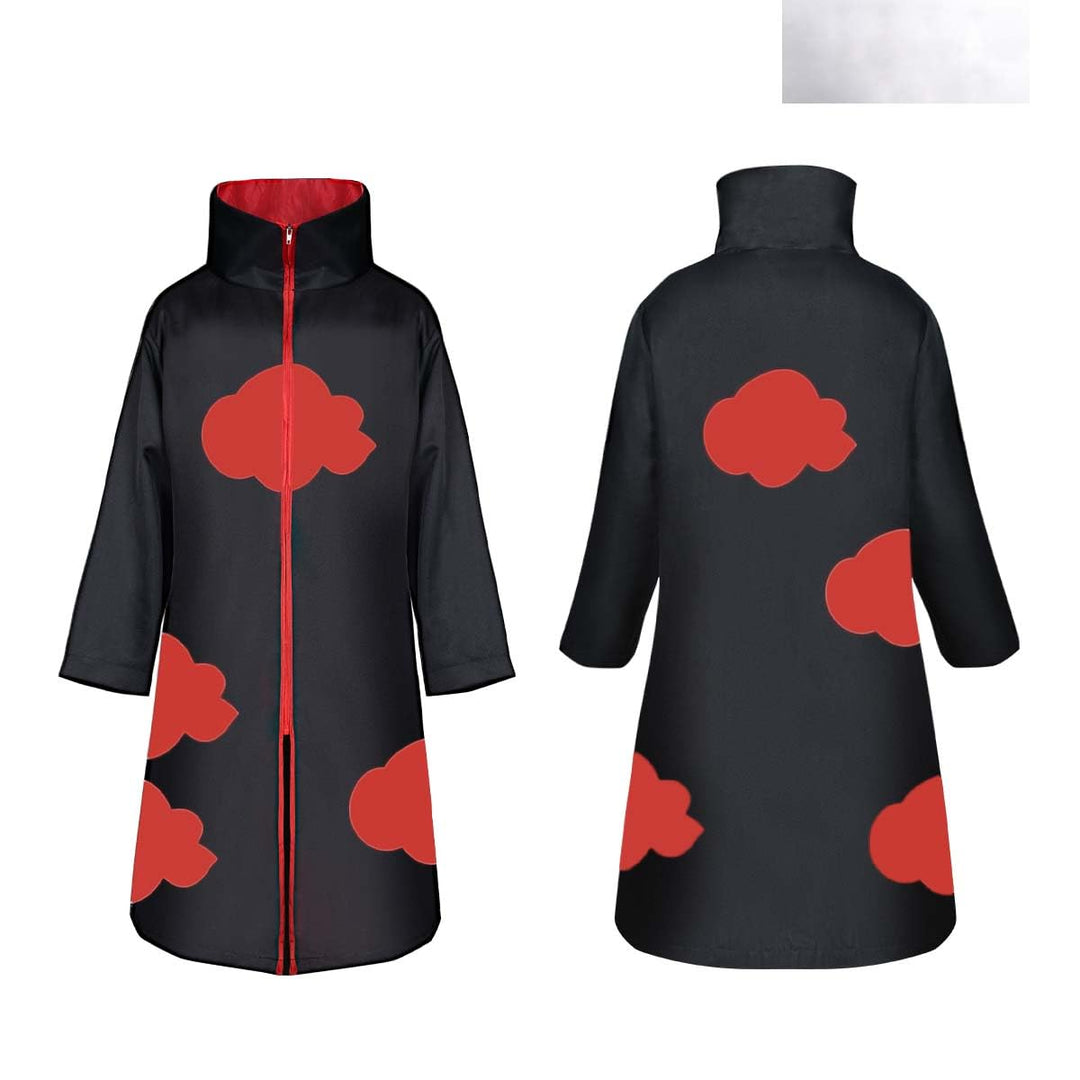 ACWOO Akatsuki Mantel für Kinder Erwachsener, Unisex Cosplay Anime Kostüm Itachi Mantel Cosplay Hall