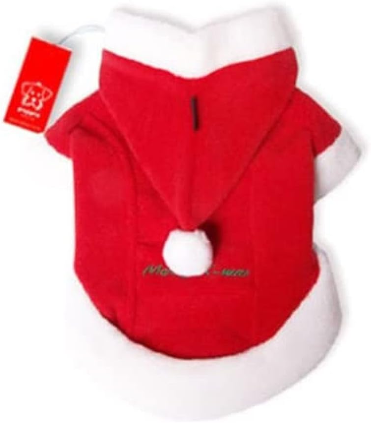 Puppia Weihnachtsmann-Wintermantel, Grösse M, Rot rot M, rot M