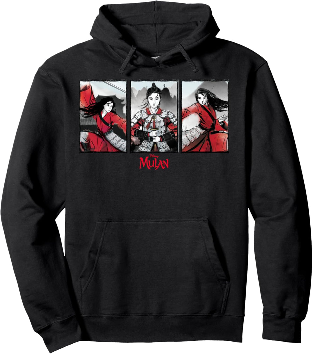 Disney Mulan Live Action Watercolor Panels Pullover Hoodie