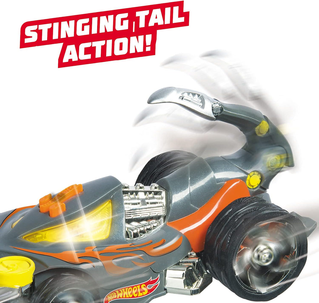 Mondo Motors - Hot Wheels Action SCORPEDO - Friktionsauto für Kinder - Licht und Sound – 51202