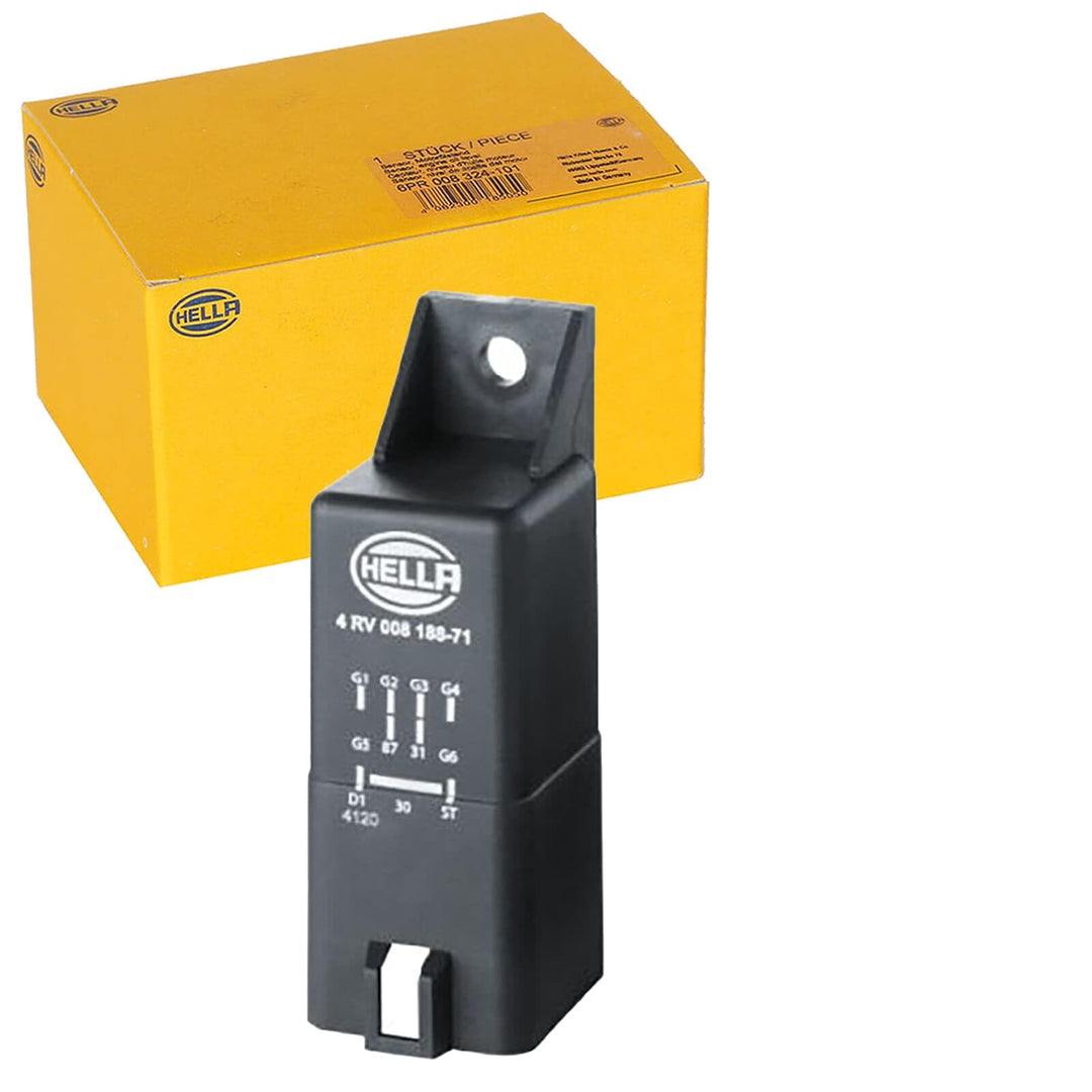 HELLA 4RV 008 188-711 Steuergerät, Glühzeit - 12V - 9-polig - nachglühfähig - Zylinderanzahl: 4