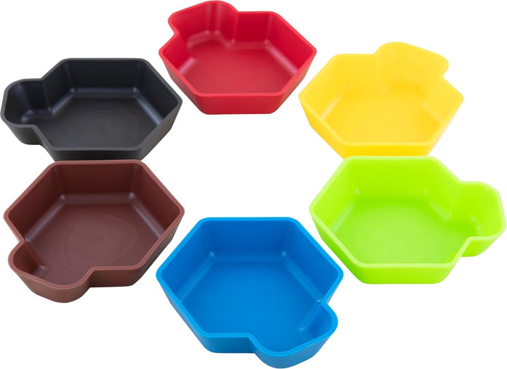 Feldherr Shell Core Box - 6 farbige Schälchen im praktischen Karton für Token, Marker, Meeple, Spiel