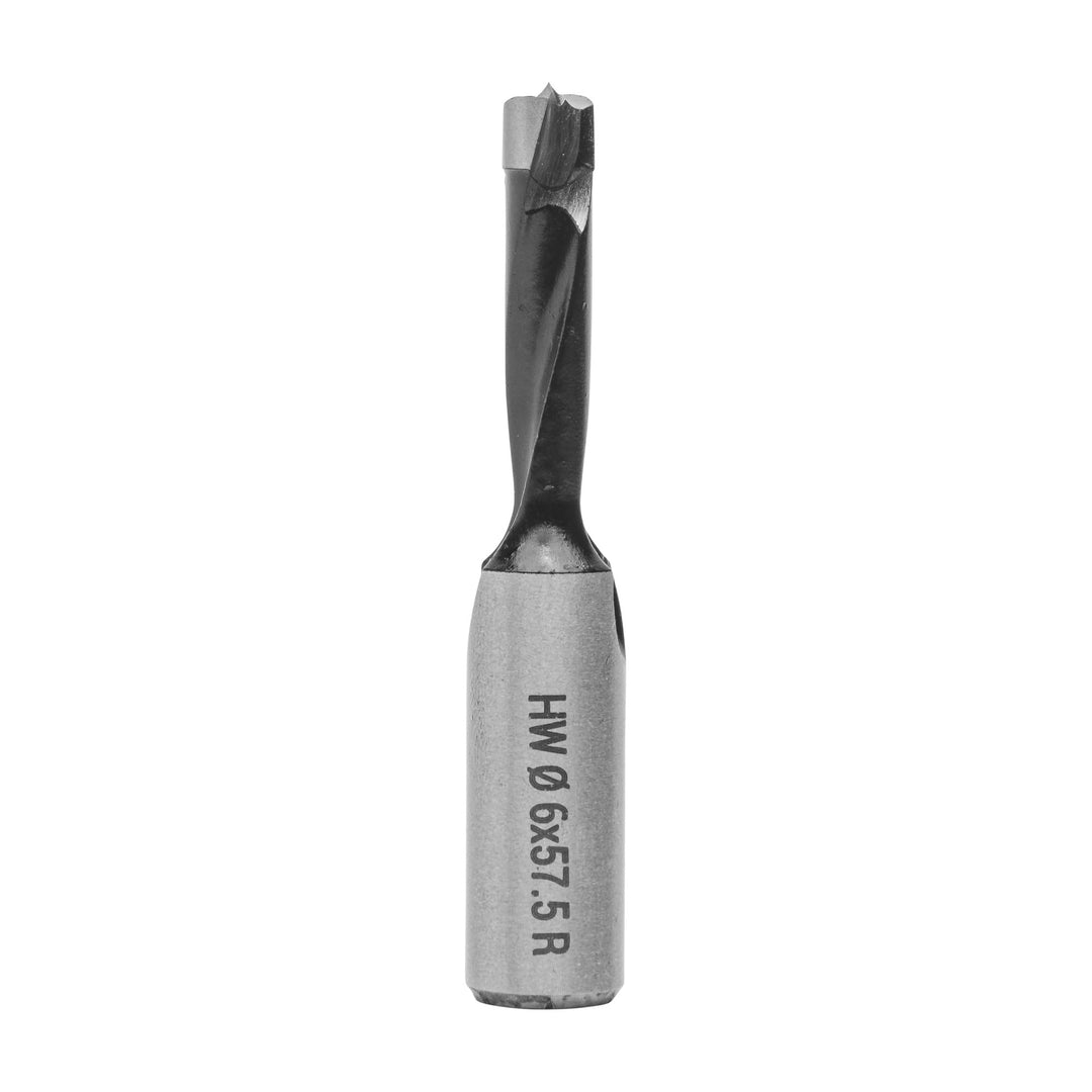 ENT 22761 Dübelbohrer HW, Schaft (S) 10 mm, Durchmesser (D) 6 mm, NL 27 mm, SL 27 mm, L 57,5 mm, Rec