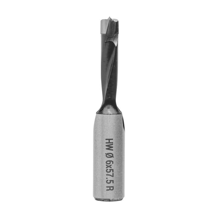 ENT 22761 Dübelbohrer HW, Schaft (S) 10 mm, Durchmesser (D) 6 mm, NL 27 mm, SL 27 mm, L 57,5 mm, Rec