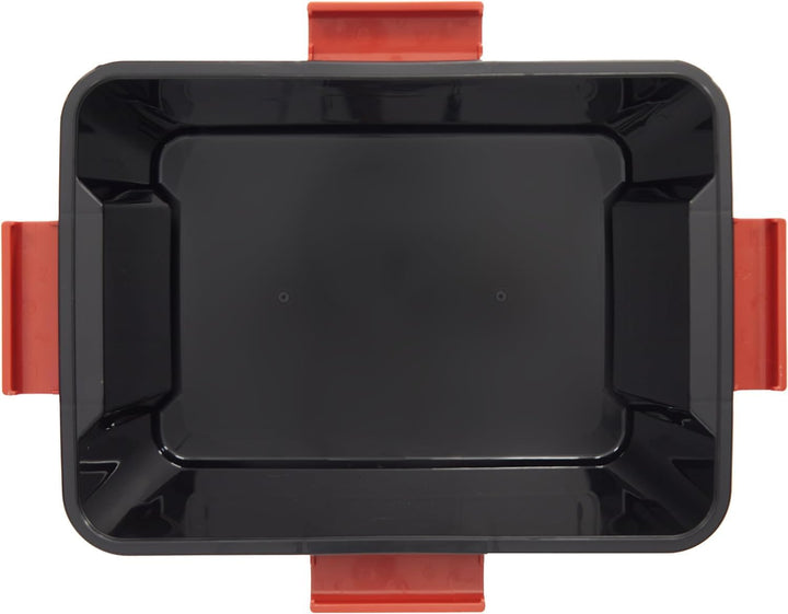 Iris Ohyama, 3er-Set luftdichte Aufbewahrungsboxen, 20 L, mit Clips, stapelbar, Garage, Keller, Dach