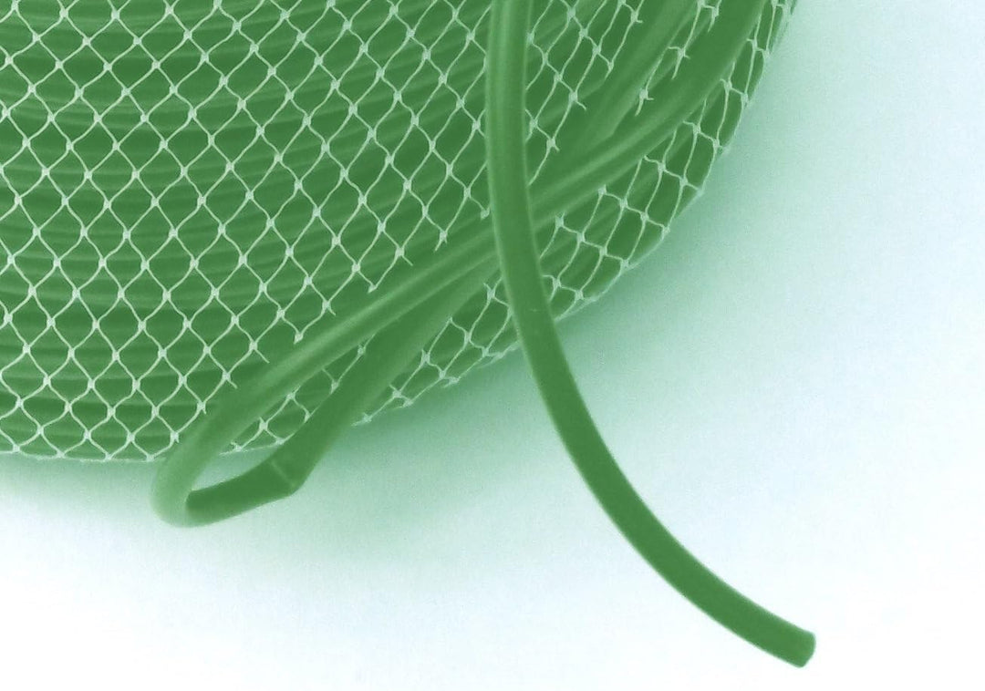 EXCOLO Bindeschlauch 200m Ø 3mm Grün | Hohlschnur Pflanzenschnur Bindeband Baum Binde Schnur Gartens