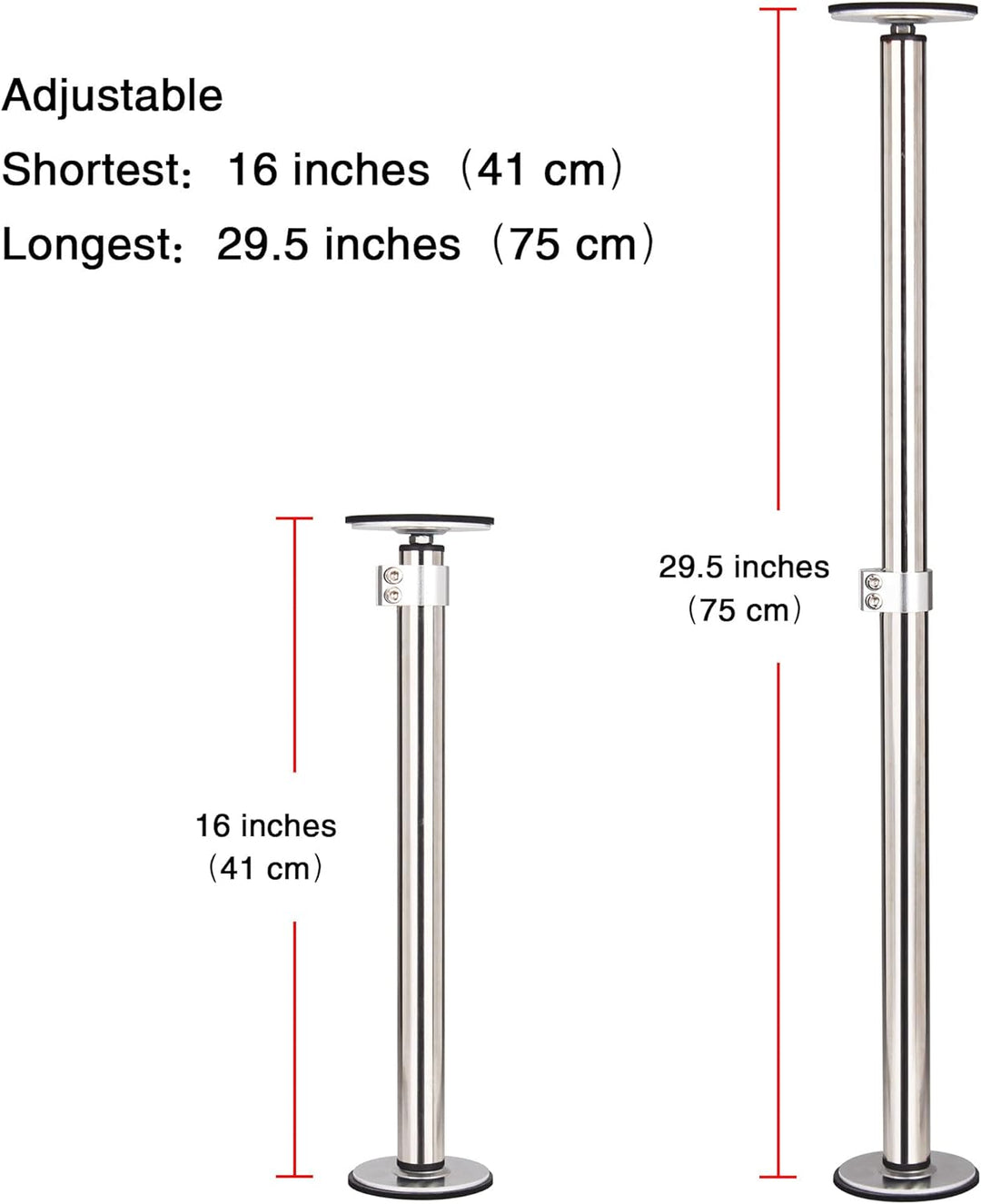 TYESTAND ST-2 Undermount Sink Brackets, Unterbau-Spülenhalterungen Verstellbare Stützfüsse aus Edels