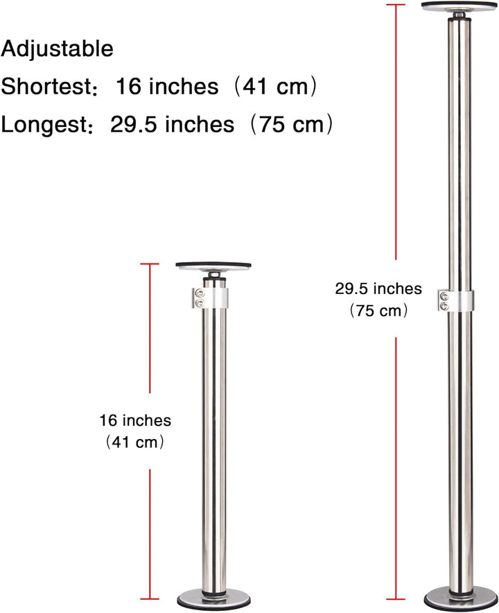 TYESTAND ST-2 Undermount Sink Brackets, Unterbau-Spülenhalterungen Verstellbare Stützfüsse aus Edels