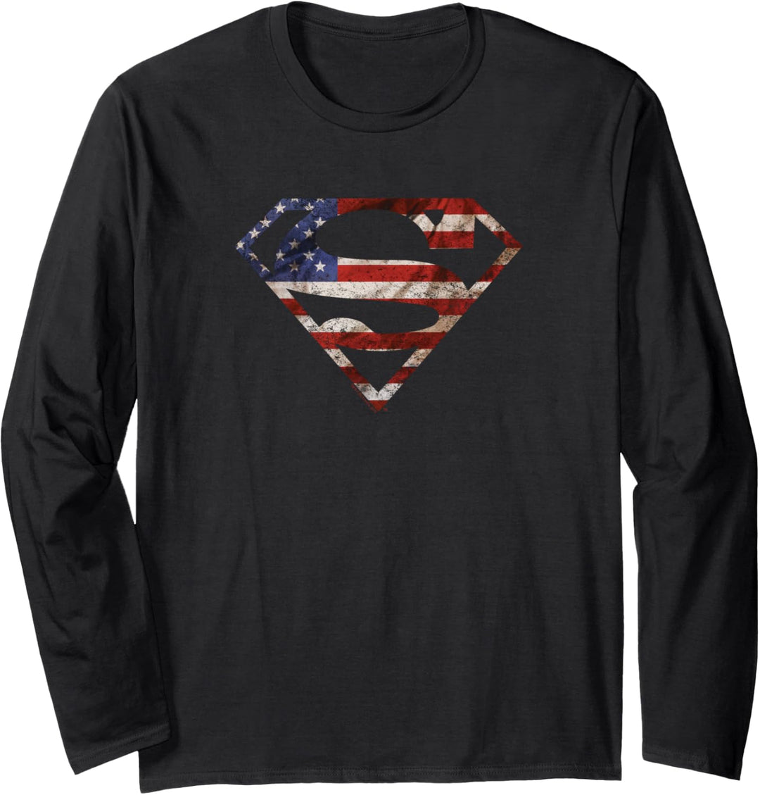 Superman Super Patriot Langarmshirt