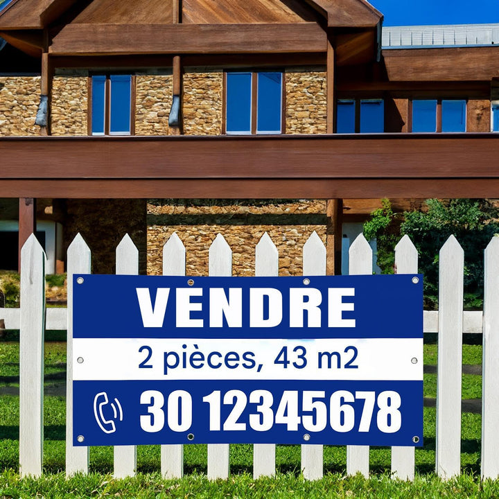 PRINT.GG Personalisierter Werbebanner - Gestalten Sie Ihr eigenes Banner mit Text, Grafik und Farben