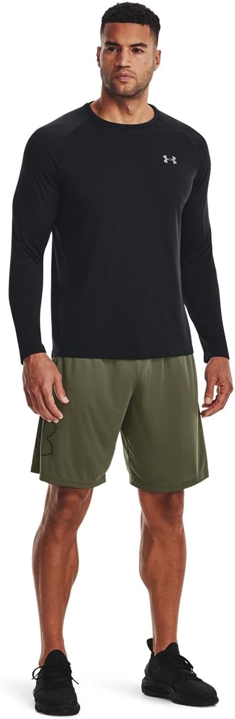 Under Armour Herren Tech Graphic Shorts (390) Marine Od Green / / Black XL, (390) Marine Od Green /
