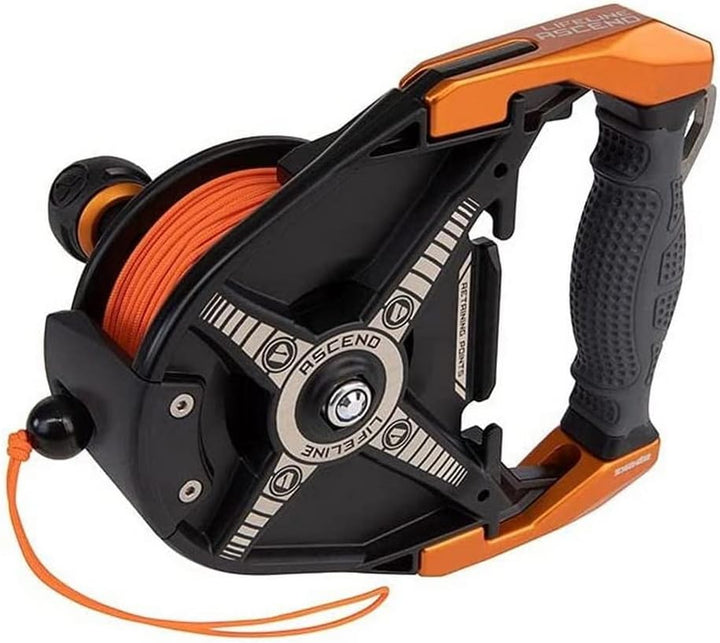 Apeks Lifeline Ascend Spule 30 m (orange) Orange/Abendrot im Zickzackmuster (Sunset Chevron), Orange