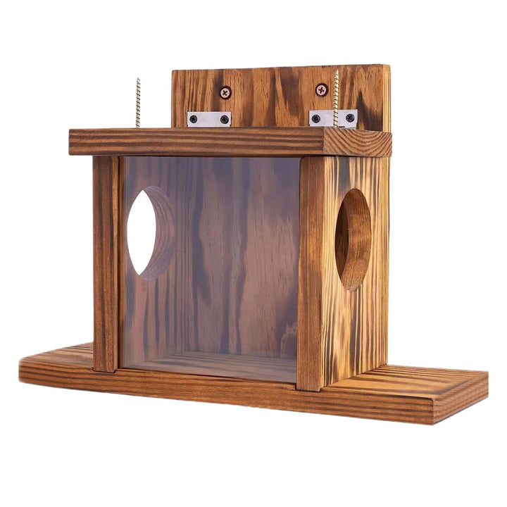 Eichhörnchen Futterhaus, Futterstation Aus Verschraubtem Massiv | Holz, Futterstation Eichhörnchen K