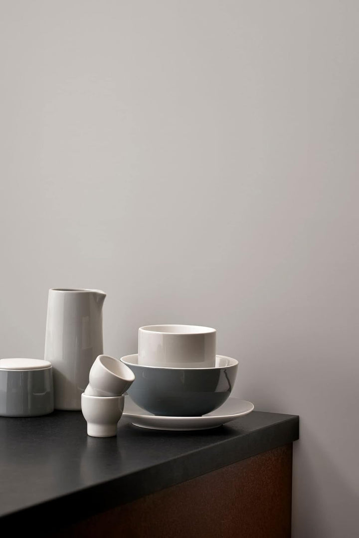 Stelton Emma Milchkännchen - Thermosmilchkännchen aus doppelwandigem glasiertem Steinzeug - 0,3 L -