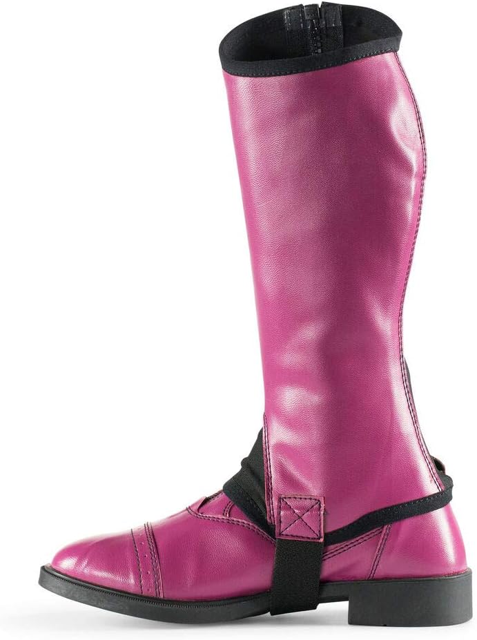 horze Maja PU Leder Chaps für Kinder