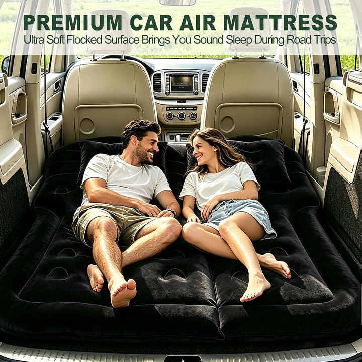SUV Luftmatratze, Auto Matratze, Aufblasbare Matratze, Schwarz, Schwarz