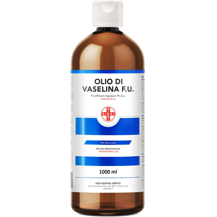 AIESI® Vaselineöl Süss Ph.Eur. 100% rein (1000 ml), Pharmazeutische, lebensmittel, kosmetische, derm