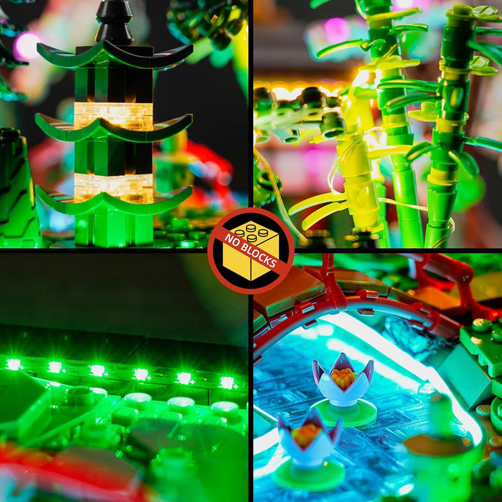 Led Licht Set für Lego 10315 Icons Garten der Stille (Kein Lego), Dekorationsbeleuchtungsset für Leg