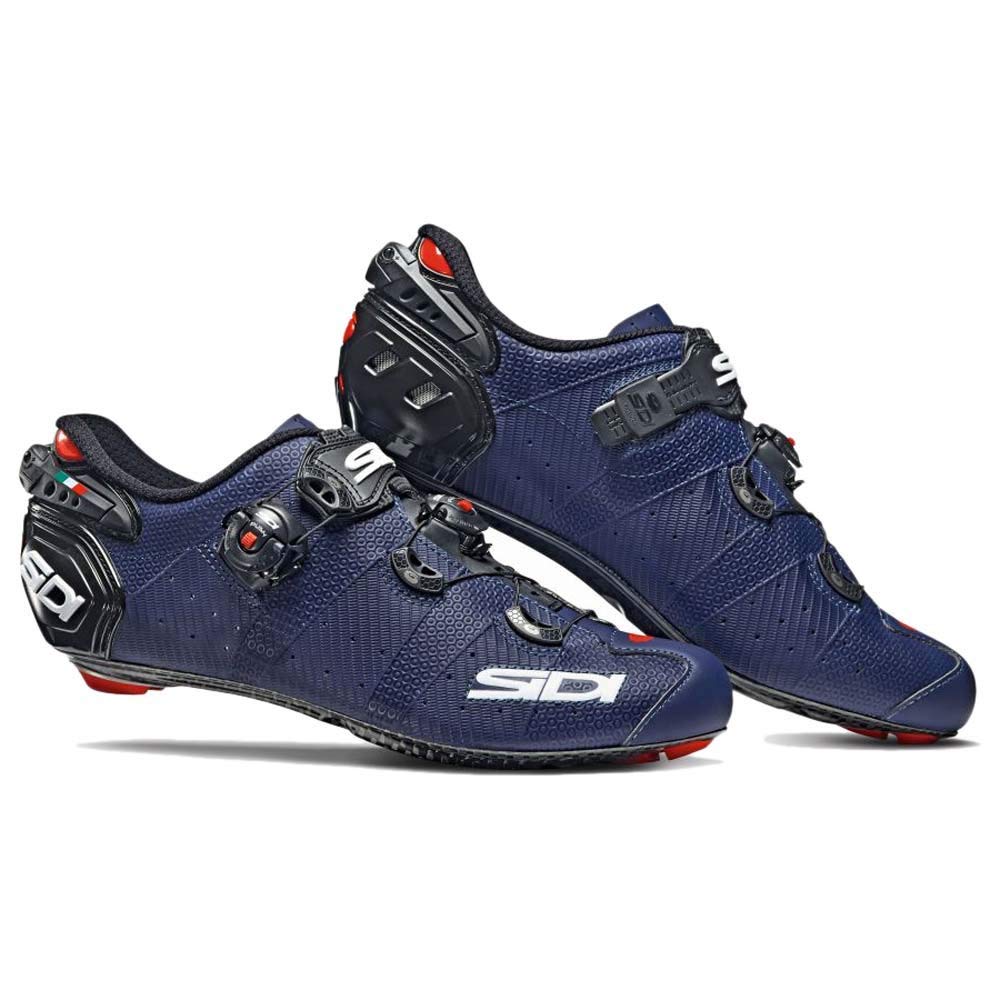 SIDI Herren Wire 2 Matt Carbon Radschuhe 39 EU Blau Matt Schwarz, 39 EU Blau Matt Schwarz