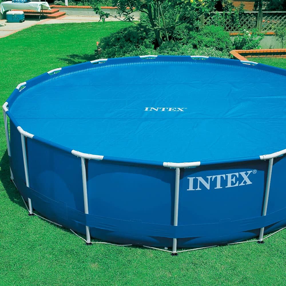 Intex Solar Cover Pool - Solarabdeckplane - Ø 549 cm - Für Easy Set und Frame Pool Single, Single