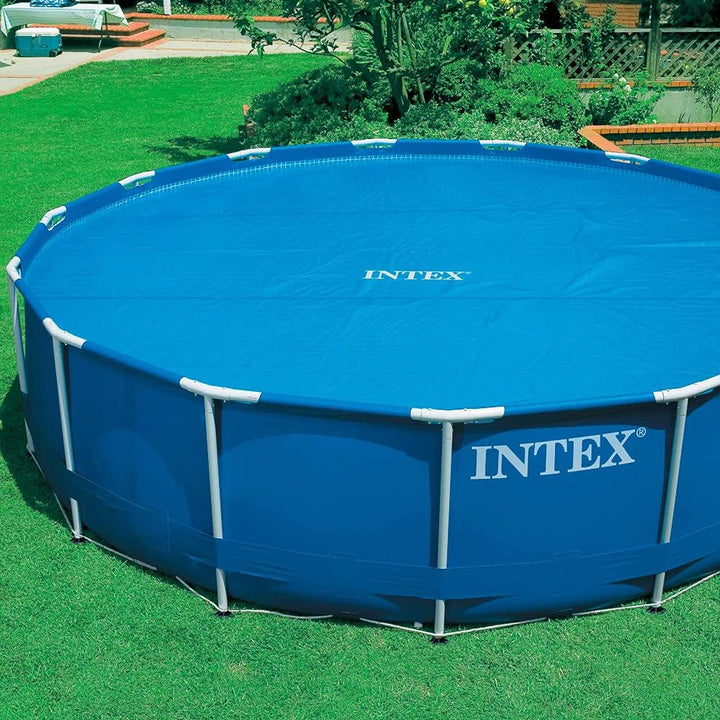 Intex Solar Cover Pool - Solarabdeckplane - Ø 549 cm - Für Easy Set und Frame Pool Single, Single
