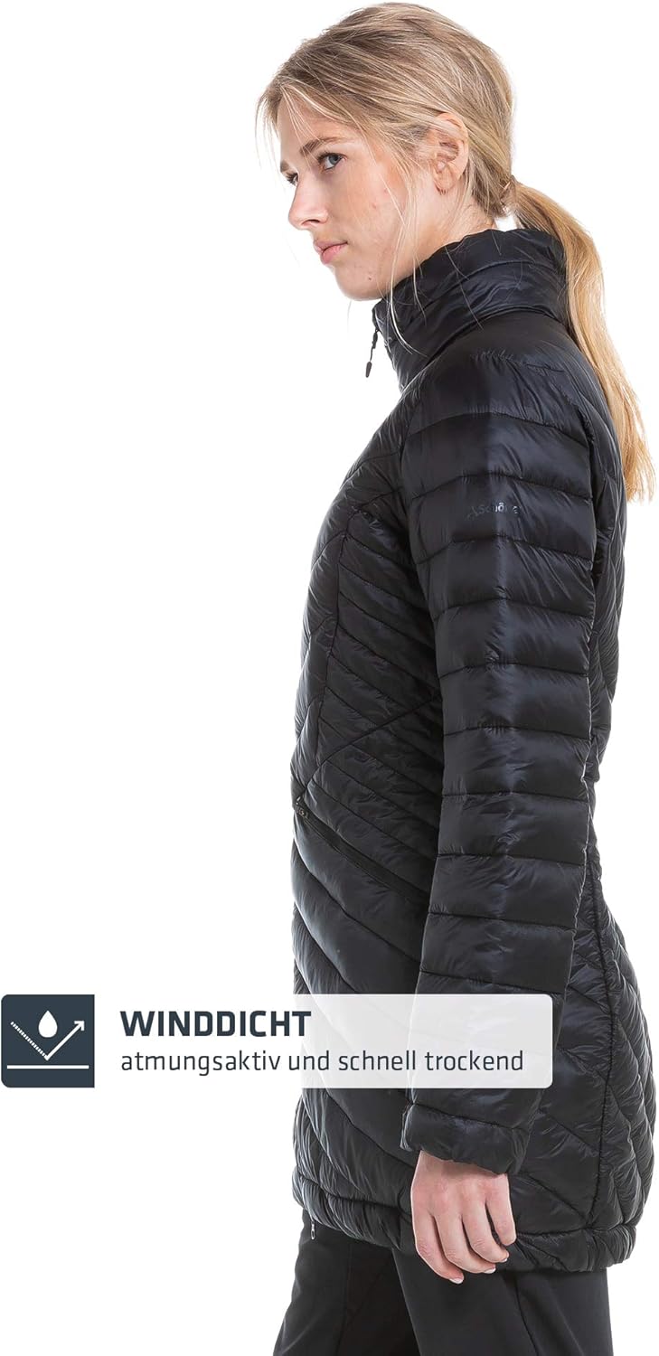 Schöffel Damen Thermo Parka Antersas L, winddichte, extrem leichte Daunenjacke aus Pertex Quantum, w