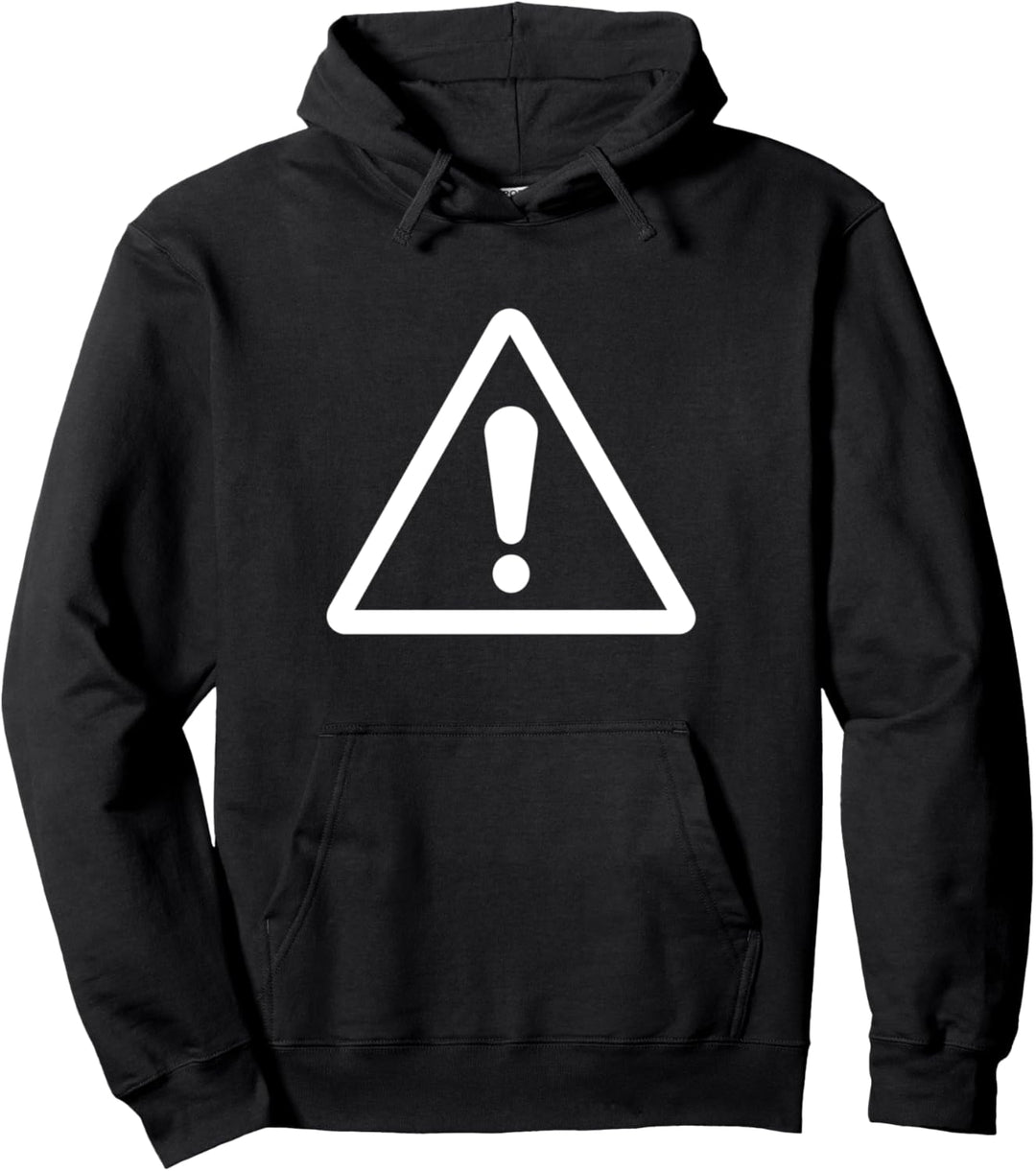 Vorsicht Schild Achtung Pullover Hoodie