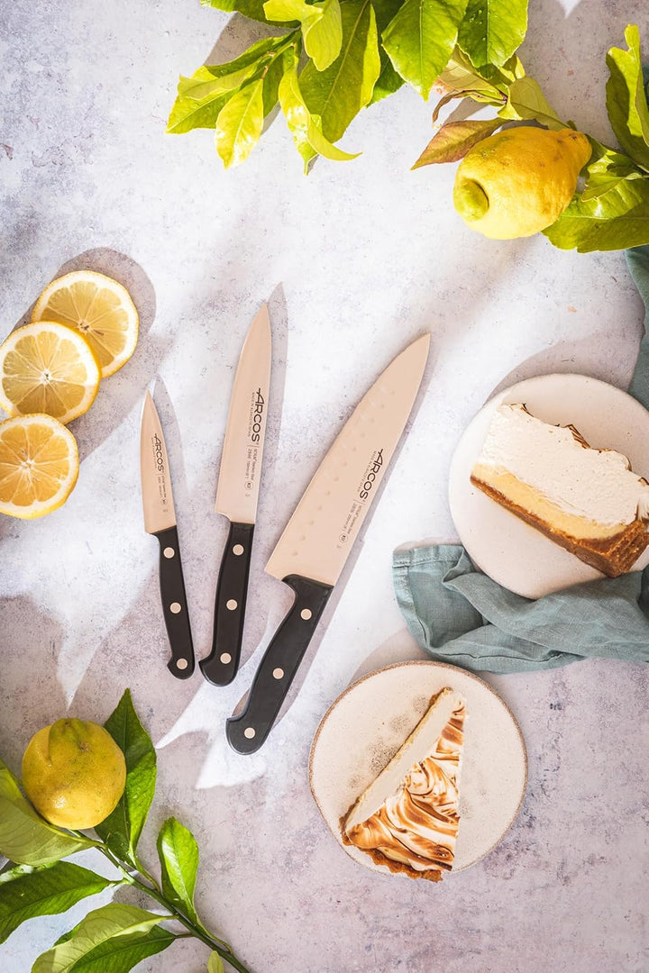 Arcos Universal Küchenmesser-Set, Stainless Steel, Schwarz, 3