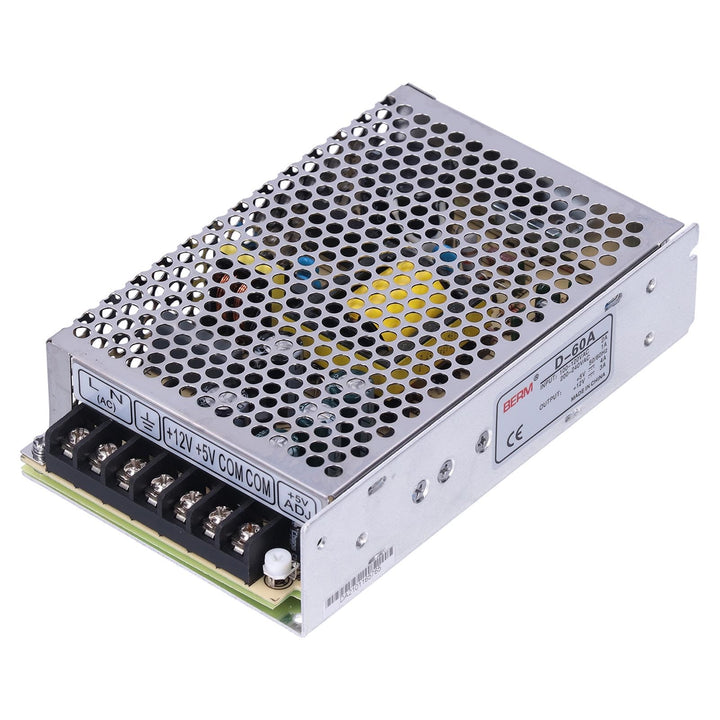 D-60A LED-Schaltnetzteil Universelles Geregeltes Schaltnetzteil Doppelausgang DC 5V / 4A 12V / 3A Ei