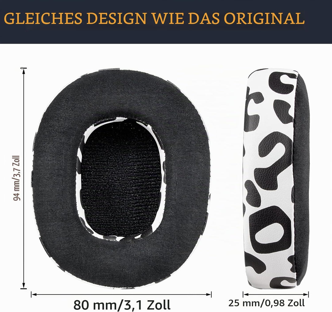 SOULWIT Kühlgel Ersatz Ersatzpolster Polster Ohrpolster für Skullcandy Hesh 3/ANC/Evo &amp; Crusher Wire