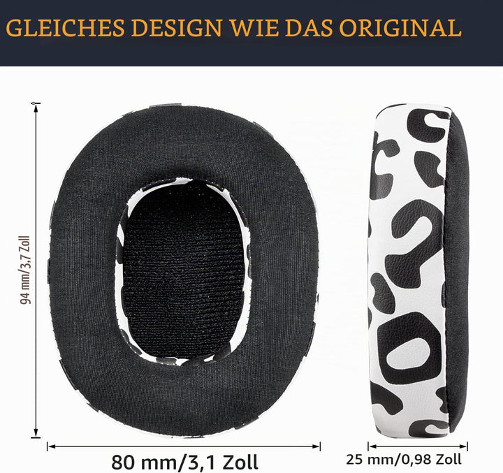 SOULWIT Kühlgel Ersatz Ersatzpolster Polster Ohrpolster für Skullcandy Hesh 3/ANC/Evo &amp; Crusher Wire