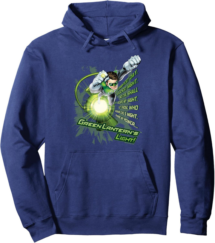 Green Lantern Flying Oath Pullover Hoodie