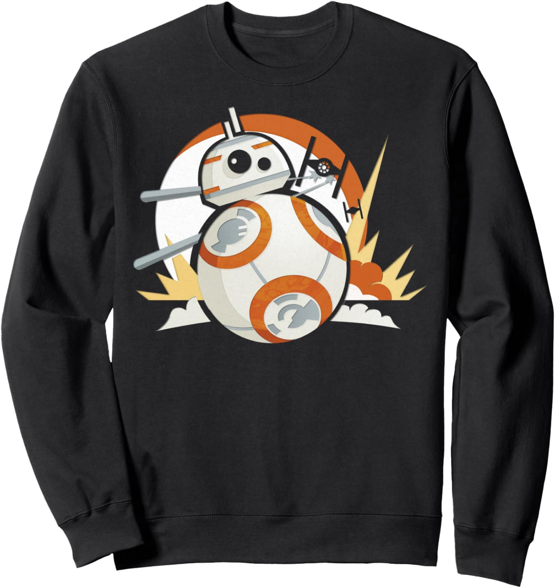 Star Wars The Force Awakens BB-8 Zoom Poster Sweatshirt