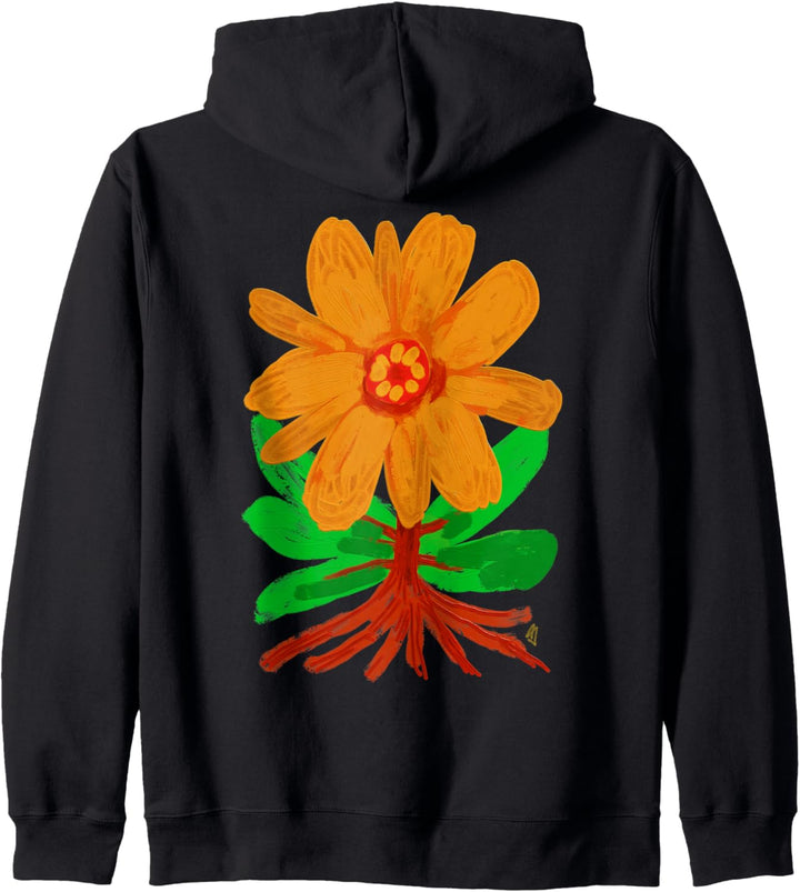 Sunflower Painting Kapuzenjacke