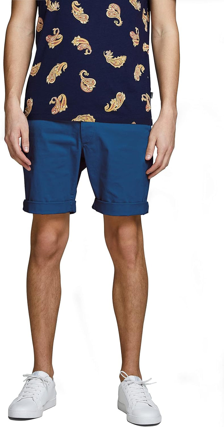 JACK & JONES Herren JJIENZO Chino Shorts, Kurze Hose L Navy Peony, L Navy Peony