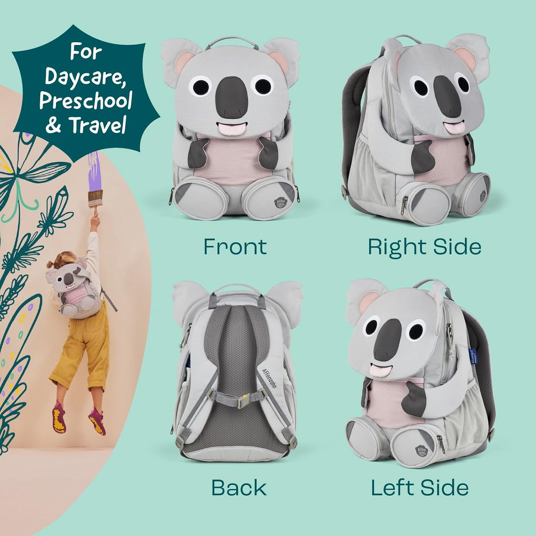 Affenzahn Kinderrucksack Grosser Freund | Kindergartenrucksack für Kinder von 3 bis 5 Jahren mit fun