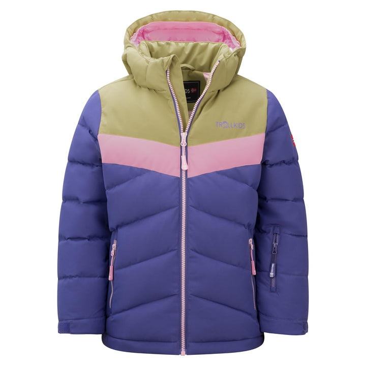 Trollkids Girls Gryllefjord Jacket Dark Purple 98, Dark Purple 98