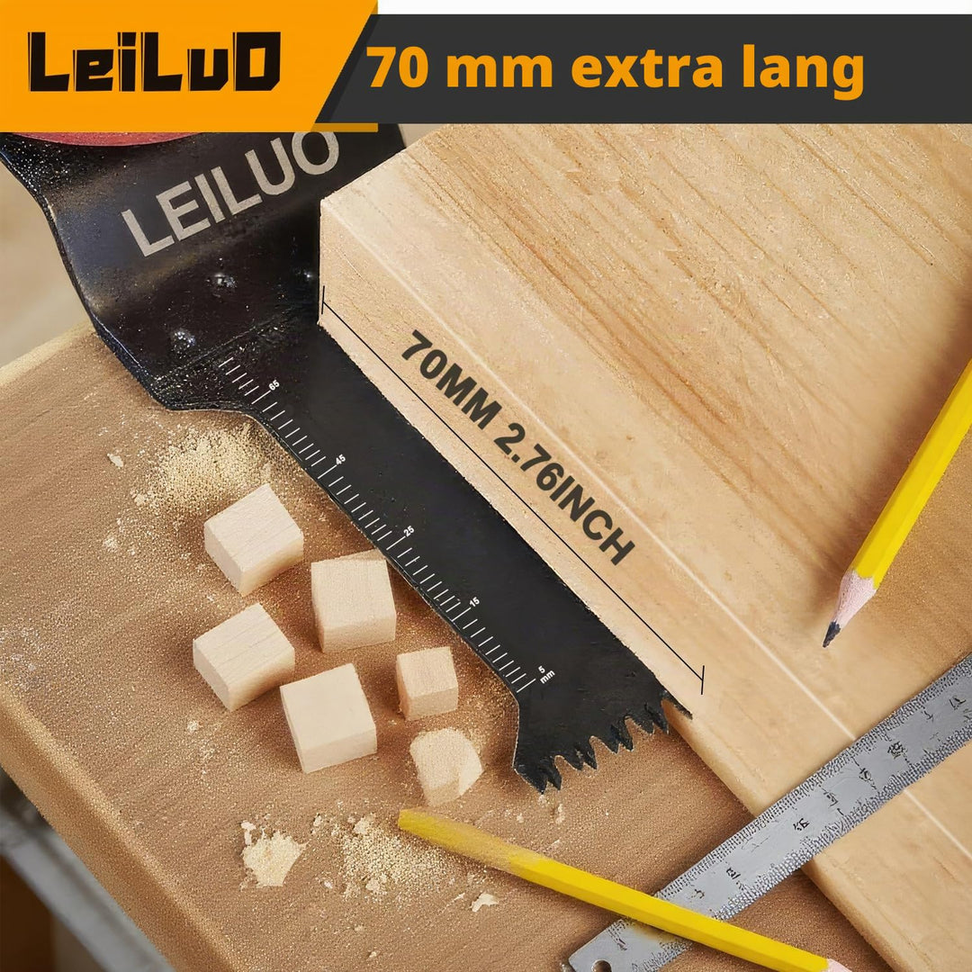 Multitool Sägeblätter LEILUO 31tlg Holz Kunststoff Metall Multifunktionswerkzeug Zubehör Set Verpack