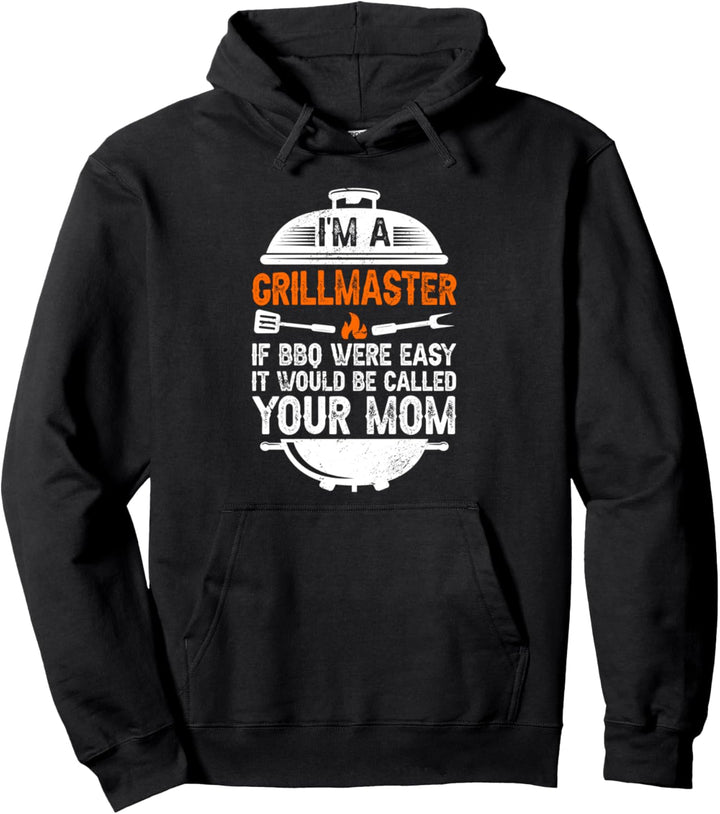 Lustige Barbeque Grillmaster Grillen Fleisch BBQ Smoker Pullover Hoodie