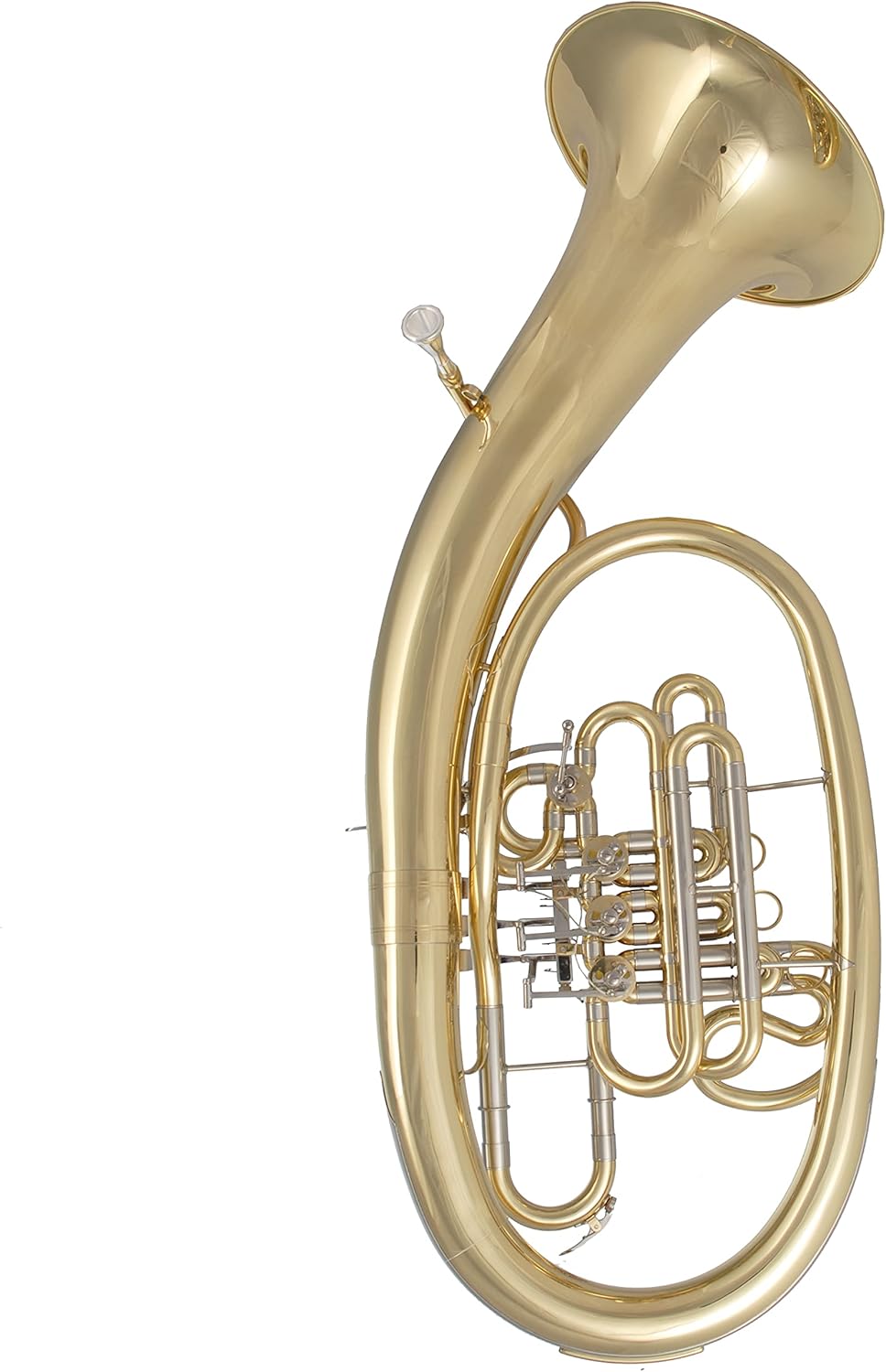 Tuyama® Wagnertuba in F/B - mit Umstellventil - Wagnerhorn - 3 Drehventile - Koffer, Mundstück, Zube