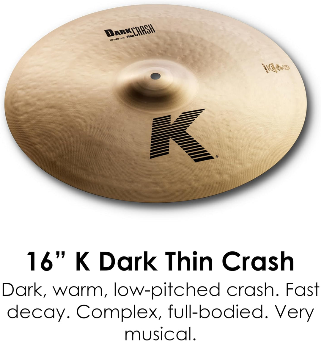 Zildjian K Zildjian Series Cymbal Box Set - 14" Hi-Hats, 16"/18" Thin Crash, 20" Ride K Series K Pac