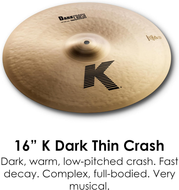 Zildjian K Zildjian Series Cymbal Box Set - 14" Hi-Hats, 16"/18" Thin Crash, 20" Ride K Series K Pac