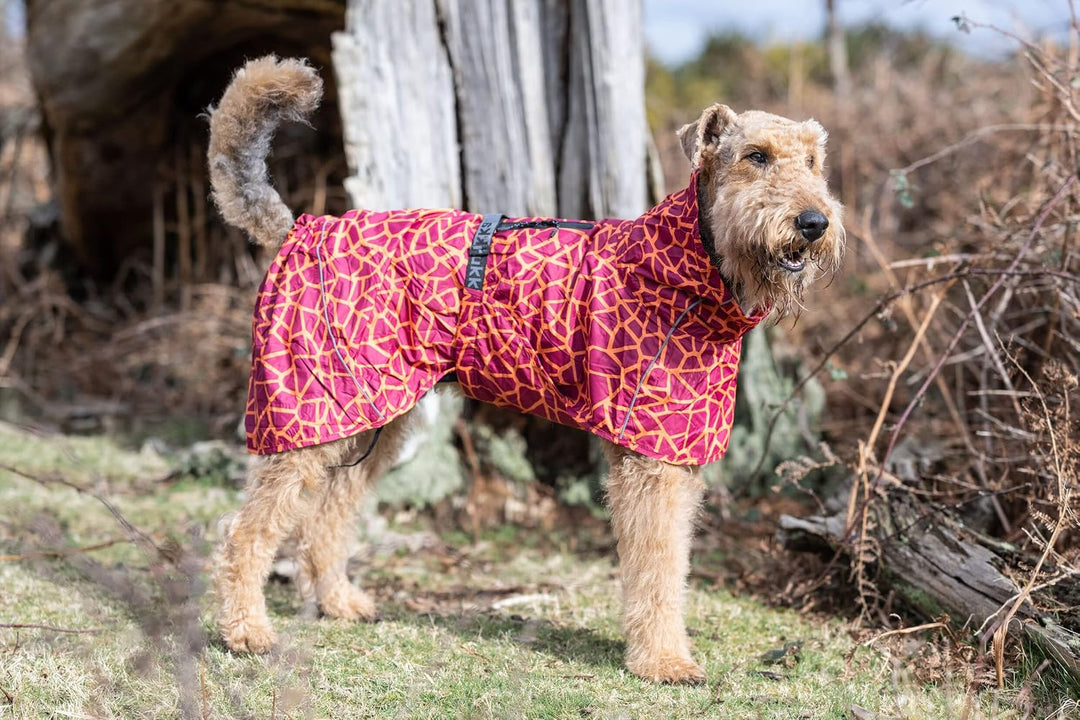 Rukka Pets HAYTON WARM Raincoat Regenmantel für Hunde Karminrot 65 65 Karminrot, 65 Karminrot