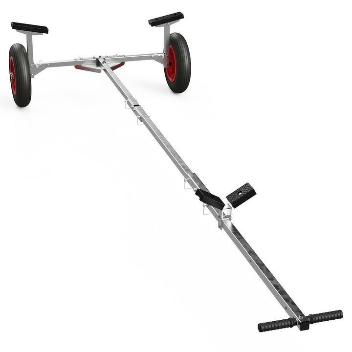 SUPROD Faltbarer Bootswagen, Slipwagen, Handtrailer, TR350 Tr350-b (Schwarz/Rot), Tr350-b (Schwarz/R