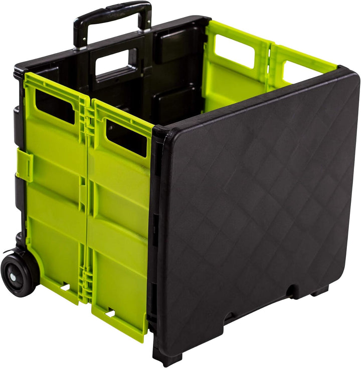 UPP Shopping Cart mit Deckel I Einkaufstrolley faltbar auf 8 cm Höhe I Handwagen mit grosser 50 L Kl