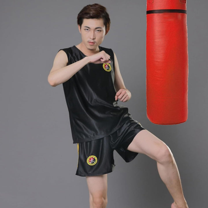 Ärmelloses Kinder Kampfsport Uniform Set,Boxset für Erwachsene, Atmungsaktive Sparring Performance T