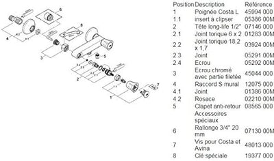 GROHE Costa | Brause- und Duschsysteme - Brausearmatur | chrom | 26330001 Sonstige, Sonstige